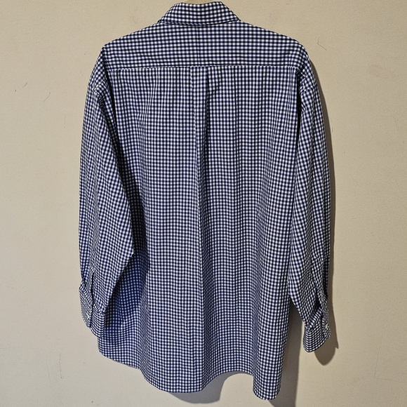 NWOT Gitman Brothers Gingham Plaid Button Down Shirt - Size 18.5" x 34" XXL - Picture 5 of 7